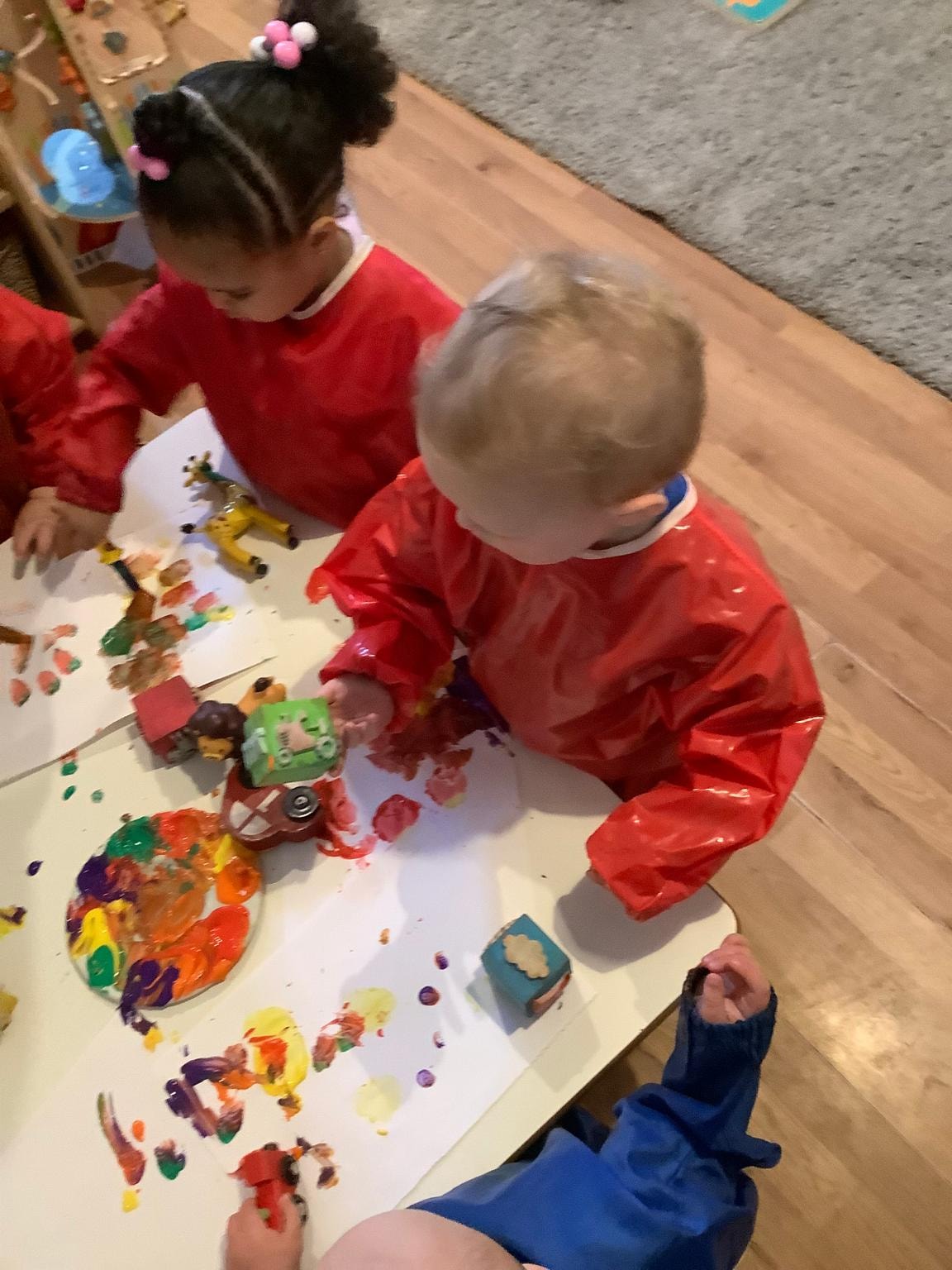 Babies at Blue Pear Day Nursery